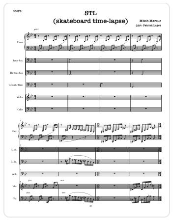 Preview of the PDF of the score for the video STL